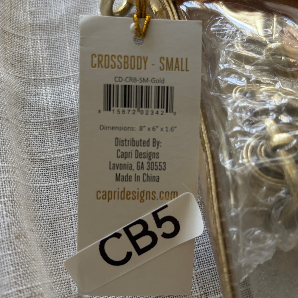 CB5, NWT Capri Design Clearly Fashion Small bag/Purse